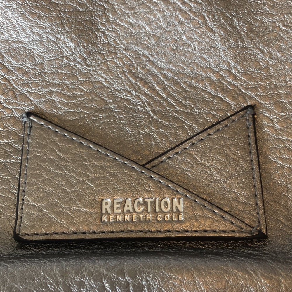 Kenneth Cole Reaction Silver Purse - Picture 2 of 10